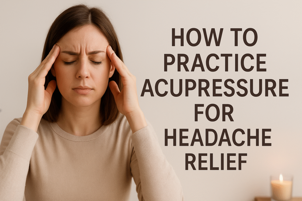 How to Practice Acupressure for Headache Relief: Natural Pressure ...